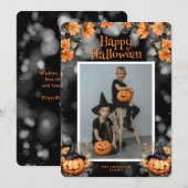 フォトカボチャフローラハロウィンカード シーズンカード (正面/裏面)