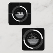 フォトカメラのエイムホワイト スクエア名刺 (正面/裏面)