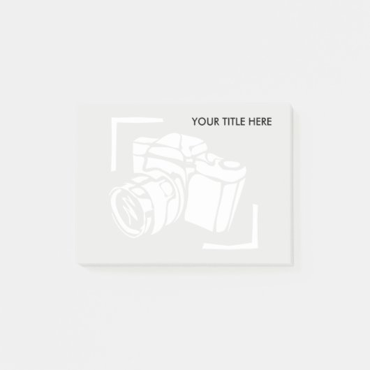 フォトカメラウォーターマーク画像フォトグラファー ポストイット (正面)