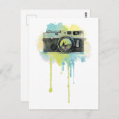 フォトカメララバーヴィンテージフォトグラファーアイディア ポストカード (正面/裏面)