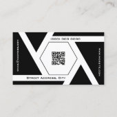 フォトカメラレンズとイニシャル撮影者 名刺 (裏面)