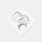 フォトカメラ スタンダードカクテルナプキン (角)