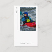 フォトカヤックモダン名刺 名刺 (正面)