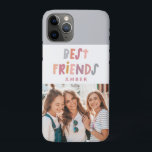 フォトカラフルおもしろい最高のタイポグラフィ友 iPhone 11 PROケース<br><div class="desc">写真カラフルおもしろいガーリータイポグラフィ最高の友達デザイン。コレクションのモダン一部。</div>