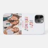 フォトカラフルおもしろい最高のタイポグラフィ友 Case-Mate iPhoneケース (裏面(横))