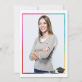 フォトカラフルカードありがとう 招待状 (裏面)