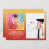 フォトカラフルカード（横） 招待状 (正面/裏面)