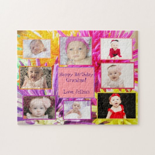 フォトカラフルコラージュパズル ジグソーパズル (横)