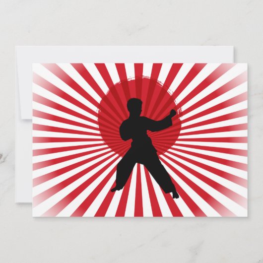 フォトカラートキッド武術アーツコブラカイ招待状 招待状 (裏面)