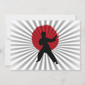 フォトカラートキッド武術アーツコブラカイ招待状 招待状 (裏面)