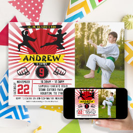 フォトカラートキッド武術アーツコブラカイ招待状 招待状