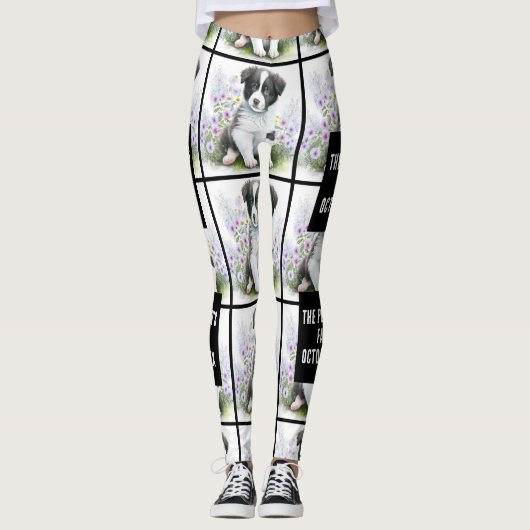 フォトカレッジをオンにして今すぐ自分のスタイルをカスタマイズ レギンス (正面)