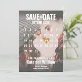 フォトカレモダンンダシック金ゴールドラブハート セーブザデート (スタンド正面)