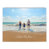 フォトカレンダーのギフトとカスタム文字 カレンダー (カバー)