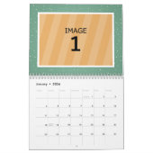 フォトカレンダーテンプレート2024カスタムファミリ写真 カレンダー (1月 2026)