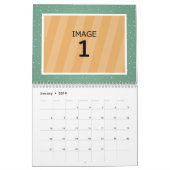 フォトカレンダーテンプレート2024カスタムファミリ写真 カレンダー (1月 2019)