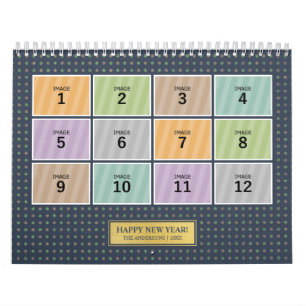 フォトカレンダーテンプレート2024カスタムファミリ写真 カレンダー