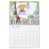 フォトカレンダー各ページに写真を追加 カレンダー (1月 2026)