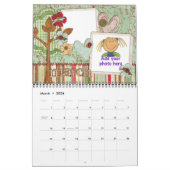 フォトカレンダー各ページに写真を追加 カレンダー (3月 2026)