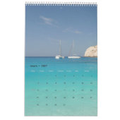 フォトカレンダー – ビーチ カレンダー (3月 2027)