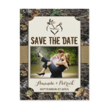 フォトカントリー素朴シカ迷彩柄日付カードの保存