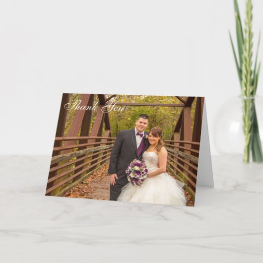 フォトカードありがとう サンキューカード (正面)