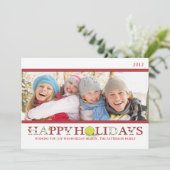 フォトカードでのお赤と白めでとう シーズンカード (スタンド正面)