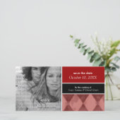 フォトカードのお知らせ{Red}の日付を保存 セーブザデート (スタンド正面)