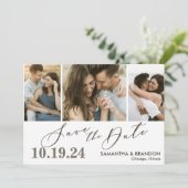 フォトカードの発表日結婚を保存する セーブザデート (スタンド正面)