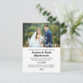 フォトカードの駆け落ち後の幸せ ポストカード (スタンド正面)