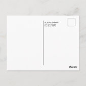 フォトカードの駆け落ち後の幸せ ポストカード (裏面)