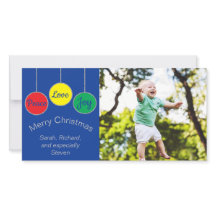 フォトカードクリスマスオーナメント（両面）