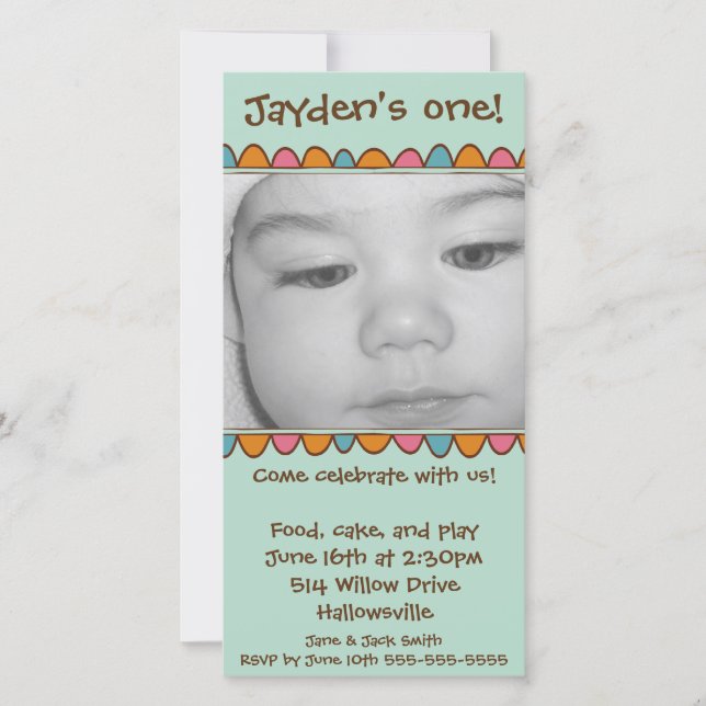 フォトカード招待状 (正面)