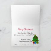 フォトカード祖父母6ギャラリー写真クリスマス シーズンカード (内部)