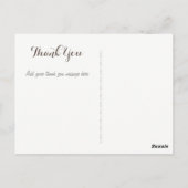 フォトカード素朴の結婚Mason Jarsに感謝 ポストカード (裏面)