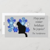 フォトカード – ウィンターホリデーズ シーズンカード (正面/裏面)