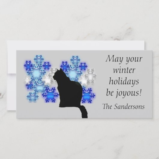 フォトカード – ウィンターホリデーズ シーズンカード (正面)
