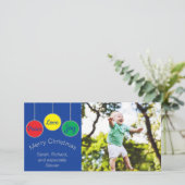 フォトカード「クリスマスオーナメント」 シーズンカード (スタンド正面)