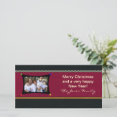 フォトカード - クリスマス フォト ピクチャー インサート (スタンド正面)
