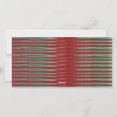 フォトカード「クリスマス・レッズ&グリーン」 シーズンカード (裏面)