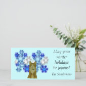 フォトカード – 冬休み猫 シーズンカード (スタンド正面)