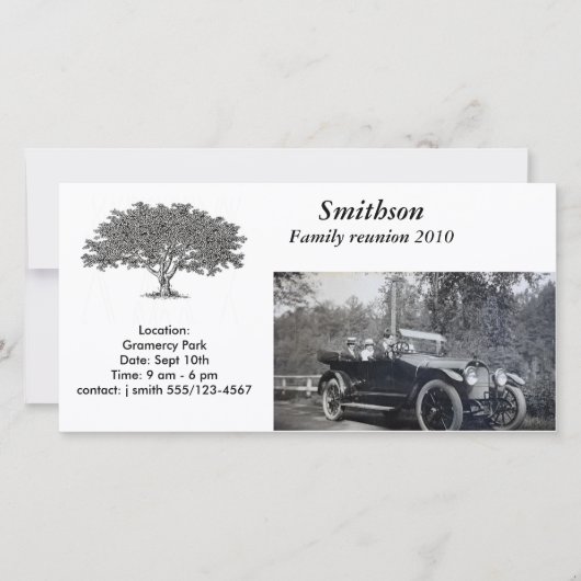 フォトカード-招待状 (正面)