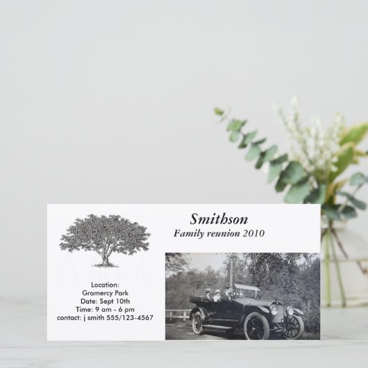 フォトカード-招待状 (スタンド正面)