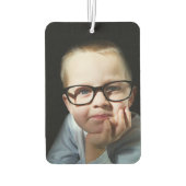 フォトカーパーソナライズされたエアフレザー カーエアーフレッシュナー (裏面)