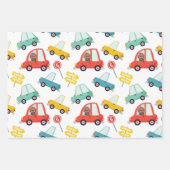 フォトカーパーソナライズされた ラッピングペーパーシート (正面2)