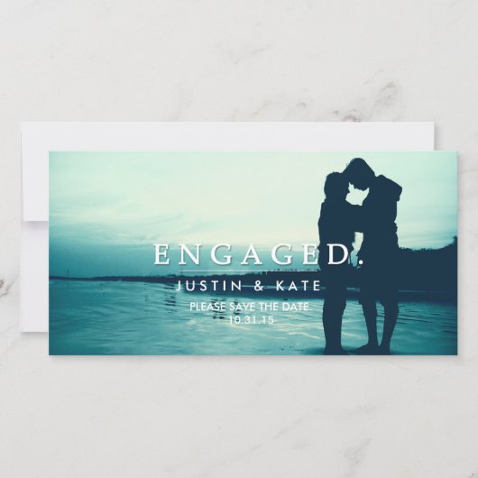 フォトカ婚約したード セーブザデート (正面)