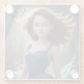 フォトガエレガントラスのコースター ガラスコースター (裏面)