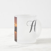 フォトガパーソナライズされたラスマグ フロストグラスマグカップ (正面右)