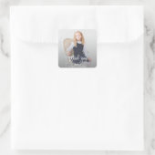 フォトガールエレガント金ゴールドクロス《キリスト教》洗礼式や命名式 スクエアシール (バッグ)