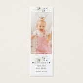 フォトガールバラメモリアル葬儀詩ブックマーク (正面)